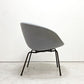 フリッツハンセン Fritz Hansen ポットチェア POT Chair ラウンジチェア ファブリック クリスチャンハウン ライトグレー系 スチールレッグ アルネ・ヤコブセン Arne Jacobsen  ●