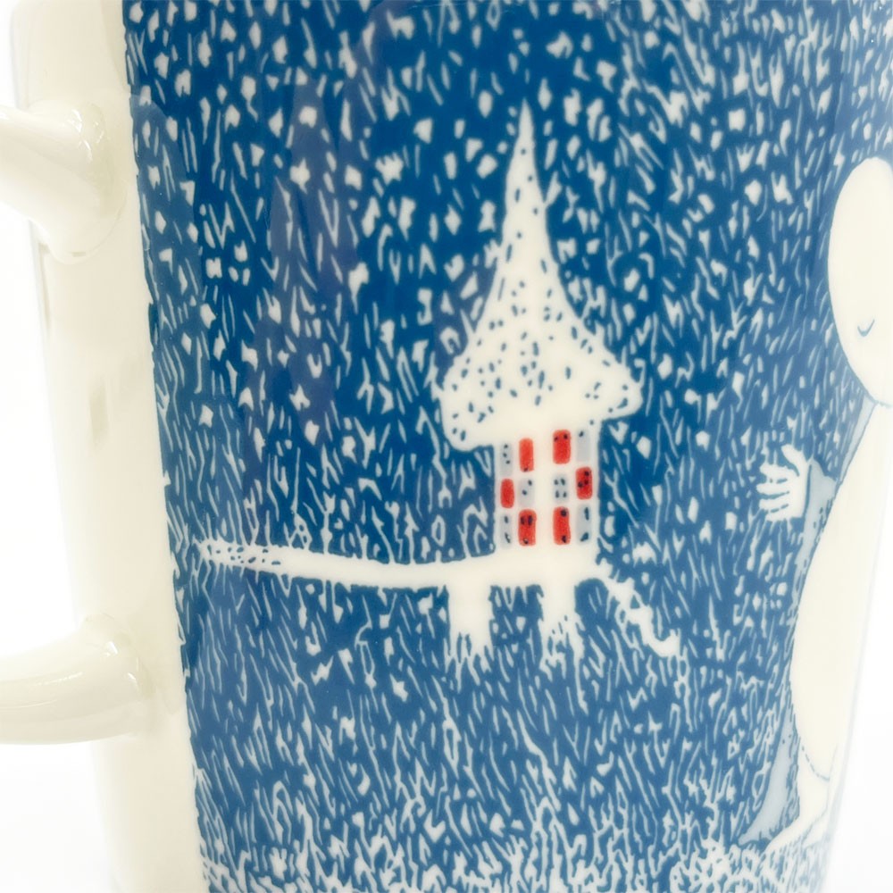 アラビア ARABIA ムーミンマグ MOOMIN ライトスノーフォール 2018年冬限定 フィンランド 北欧食器 ●