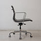 ハーマンミラー Herman Miller イームズアルミナムグループチェア マネージメントチェア アルミバフベース ガス圧昇降仕様 5本脚 キャスタータイプ 本革 イームズ D ●