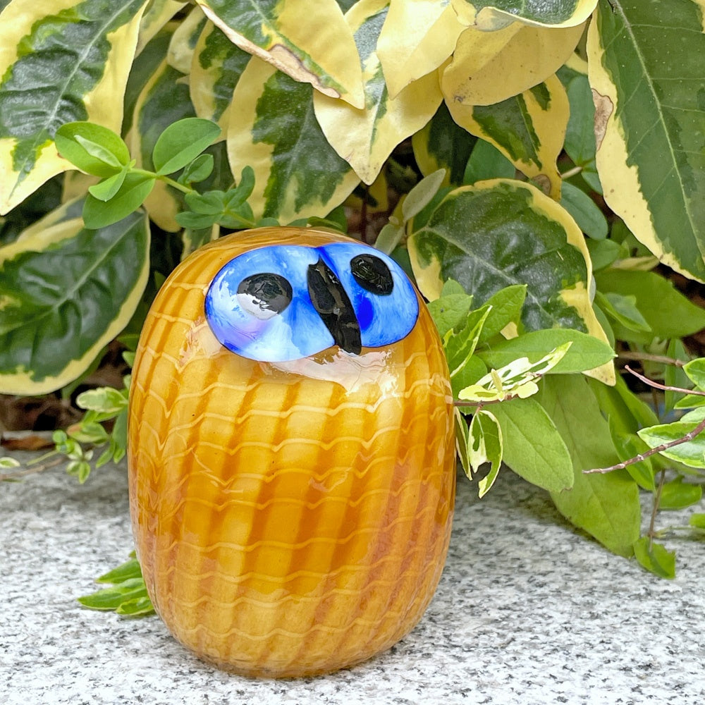 イッタラ iittala バーズバイトイッカ Birds by Toikka フクロウ Northern Owl Yellow No.916 SCOPE別注 箱付 オイバ・トイッカ イッタラバード ガラス ハンドメイド 北欧雑貨 ■