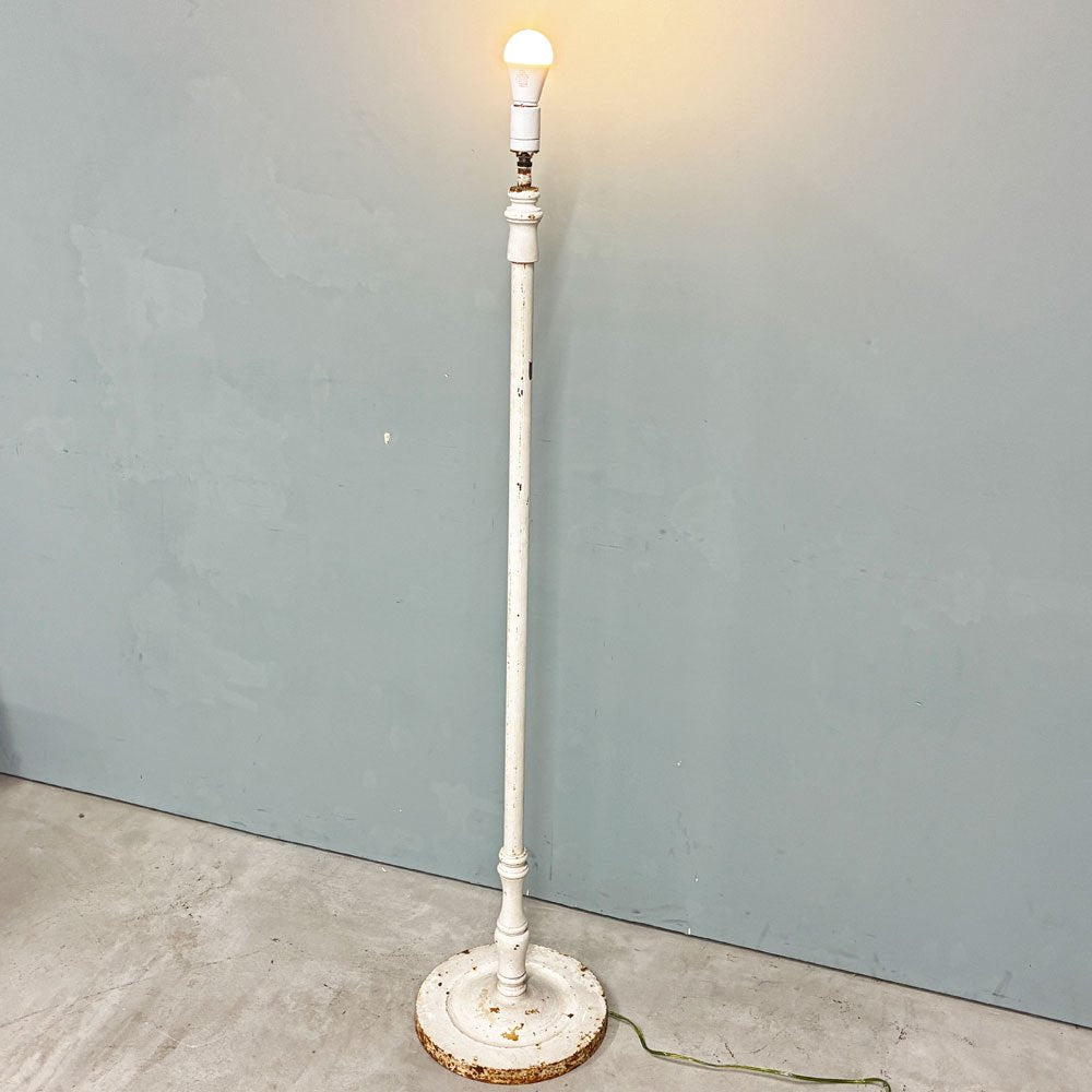 ビンテージ vintage シャビーペイント スチール製 フロアスタンド フロアライト 店舗什器 ◎