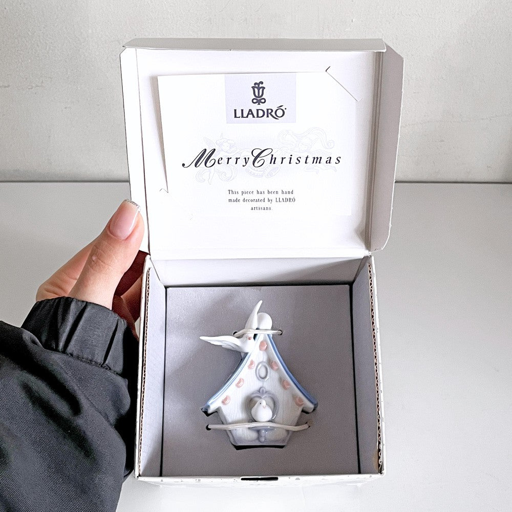 リヤドロ LLADRO ホームスイートホーム home sweet home クリスマスオーナメント 箱付 陶器 ビンテージ スペイン ■