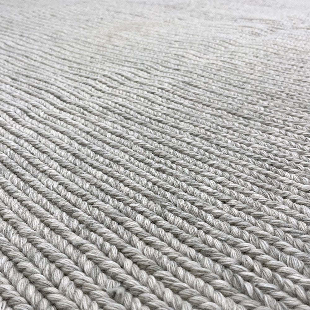 クヴァドラ Kvadrat アラム Aram ラグ ウール リブ編み 298×195cm キナサンド Kinnasand デンマーク 〓