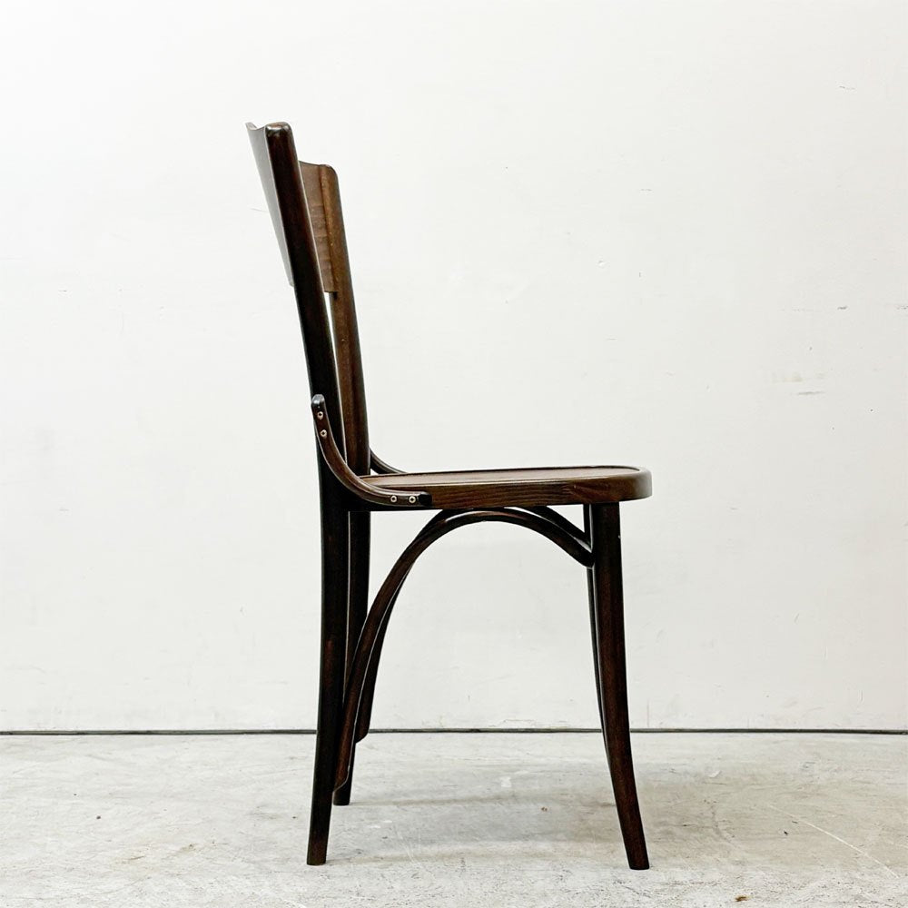 トン TON トーネット THONET No.054 ビーチ材 ベントウッドチェア ダイニングチェア カフェチェア パネルバック ベントウッド チェコ 曲木椅子 ●