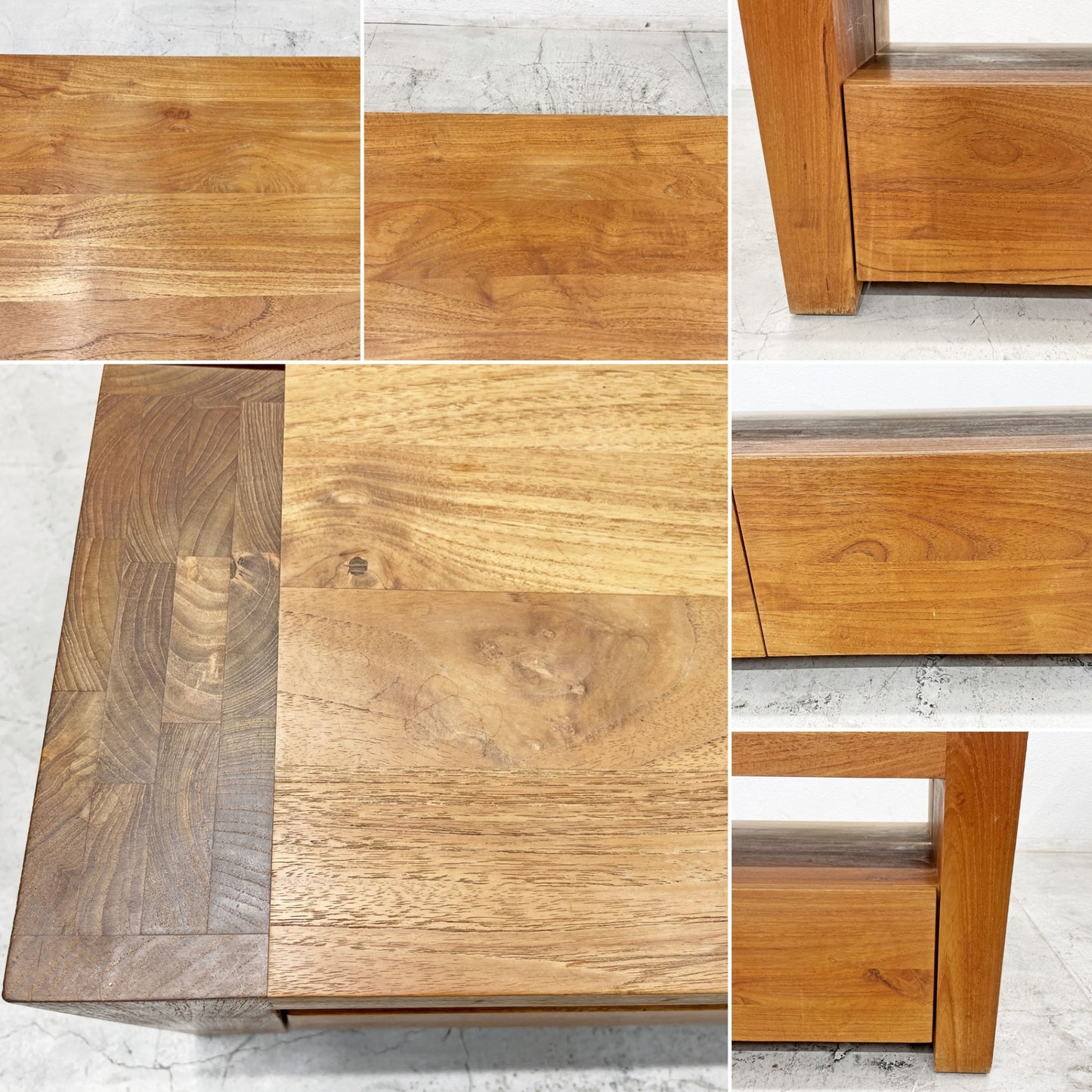 スキャンティーク SCANTEAK アトス ATHOS TVボード AVボード 2ドロワー W180cm チーク無垢材 〓