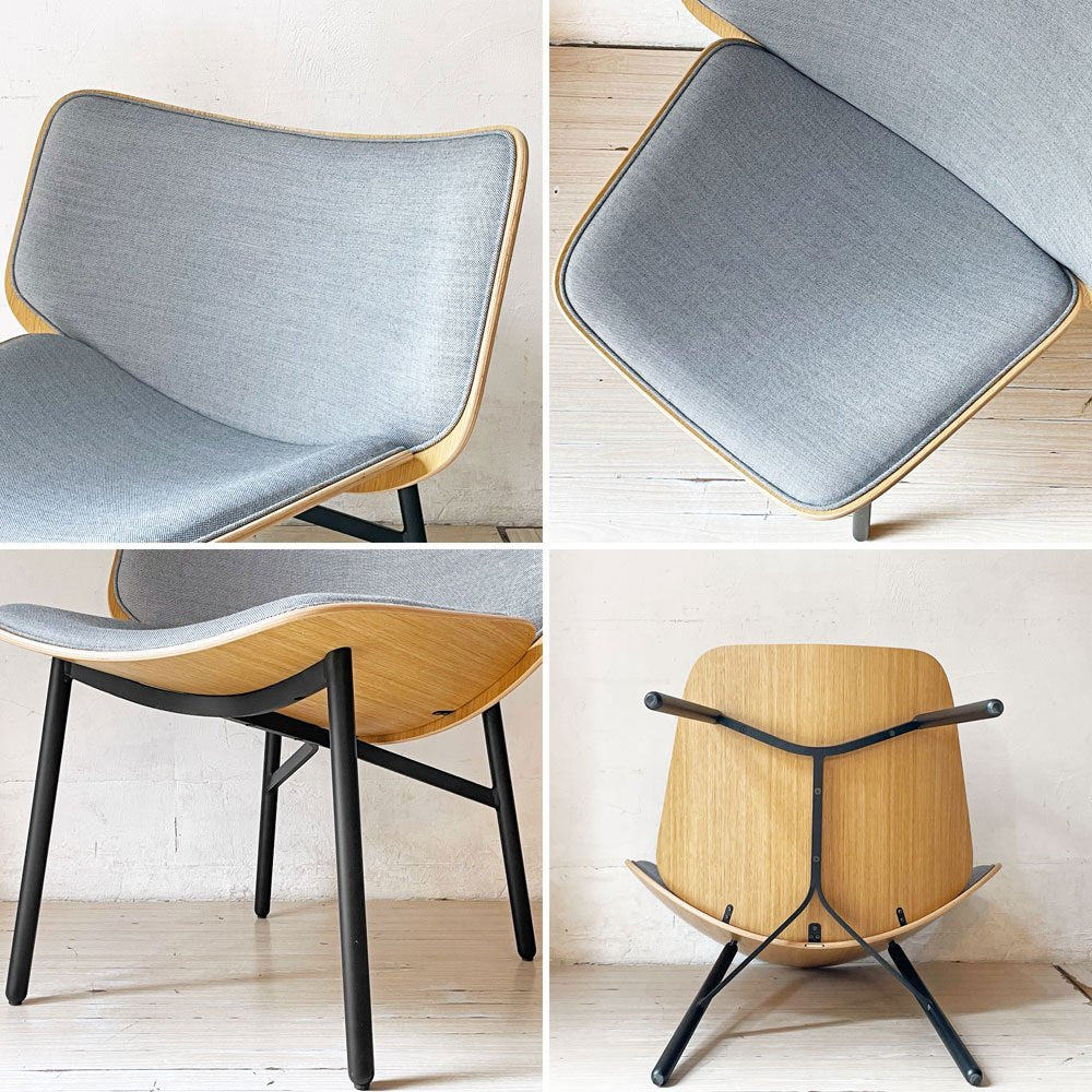 ヘイ HAY ダッパー ラウンジ DAPPER LOUNGE チェア オーク材 プライウッド ファブリック 北欧 定価￥151,800- 美品 ★