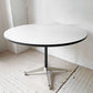 ハーマンミラー Herman Miller コントラクトテーブル Contract table ラウンド ホワイト Φ106cm C&R イームズ ミッドセンチュリー ★