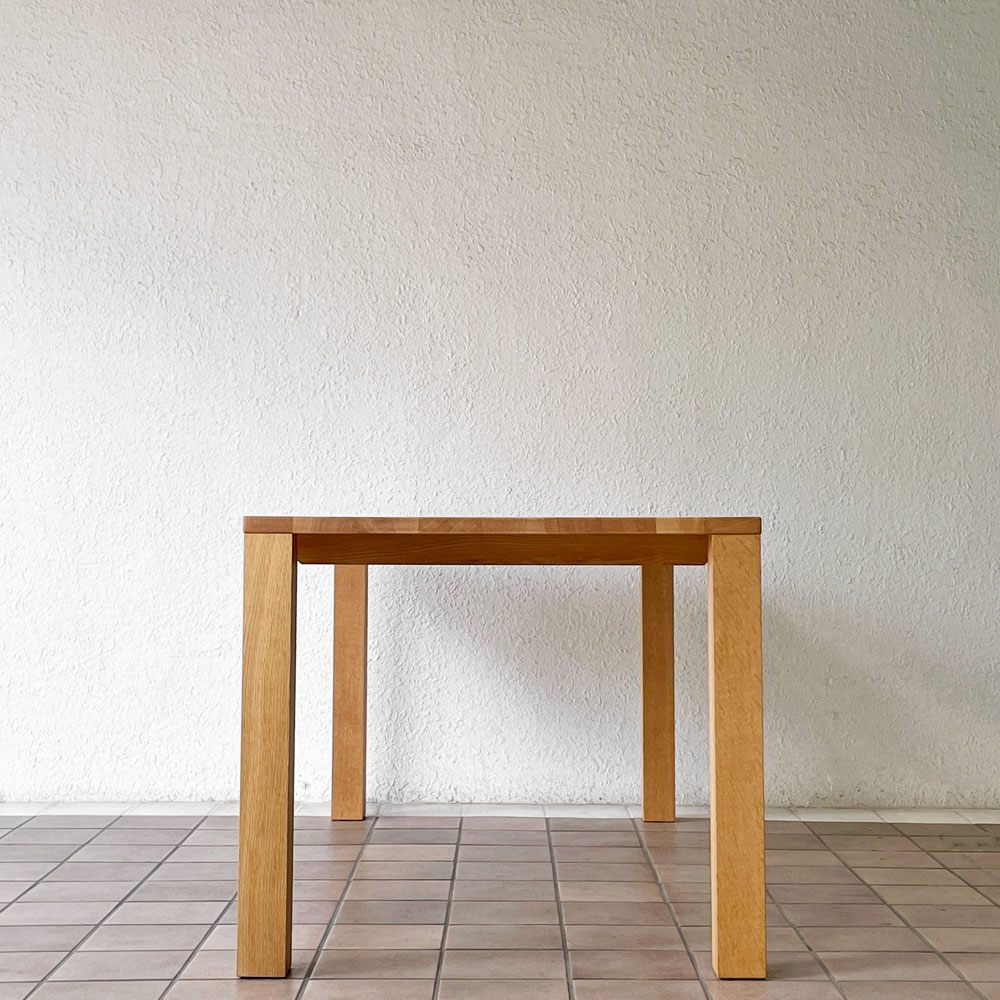 アクタス ACTUS ターニャ ダイニングテーブル オーク無垢材 W160cm 廃番 ナチュラルモダン ◇