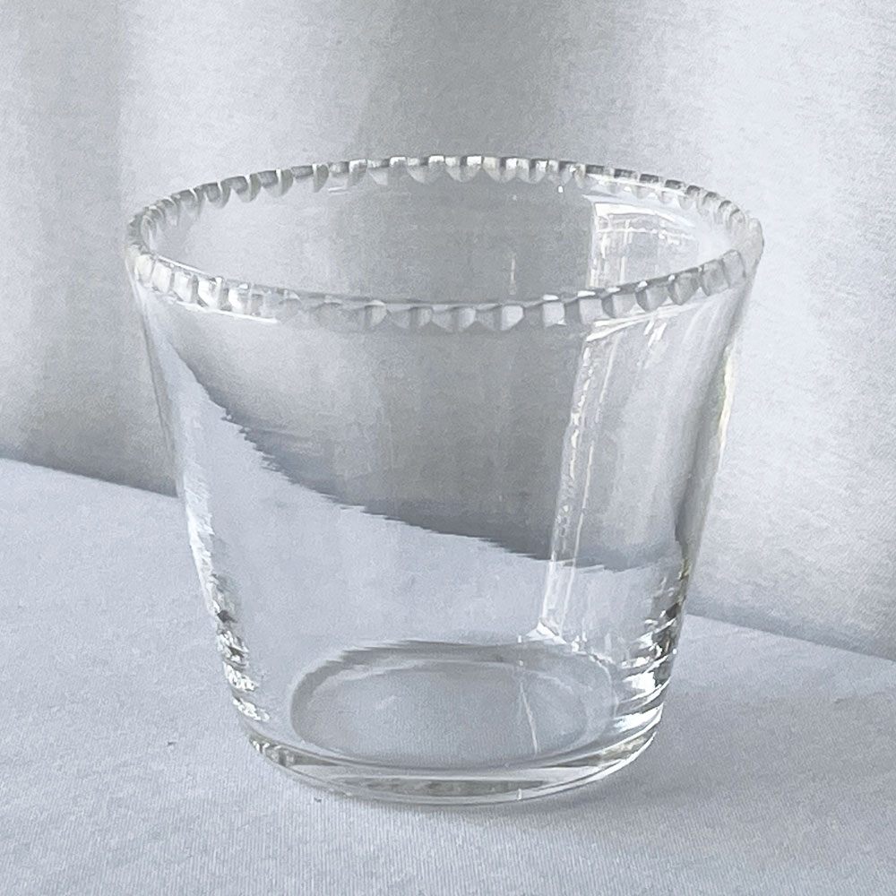 辻和美 みにちょこ 小 ギザギザ カットガラス ファクトリーズーマー factory zoomer 現代作家 B ◇