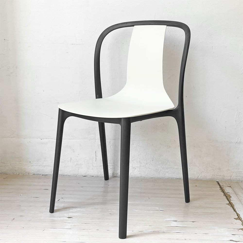 ヴィトラ Vitra ベルヴィルチェア Belleville Chair ダイニングチェア スタッキングチェア クリーム ロナン & エルワン・ブルレック A ★