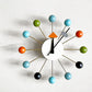 ヴィトラ vitra ボールクロック Ball Clock マルチカラー ウォールクロック 掛け時計 クオーツ式 33cm ジョージ・ネルソン 箱付 新品未使用 ■