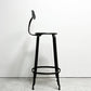 フェールトラヴァイユ FER TRAVAIL ニコルチェア NICOLLE Chair SH80 カウンターチェア スチール マットクリア仕上げ 別注モデル インダストリアル A ●