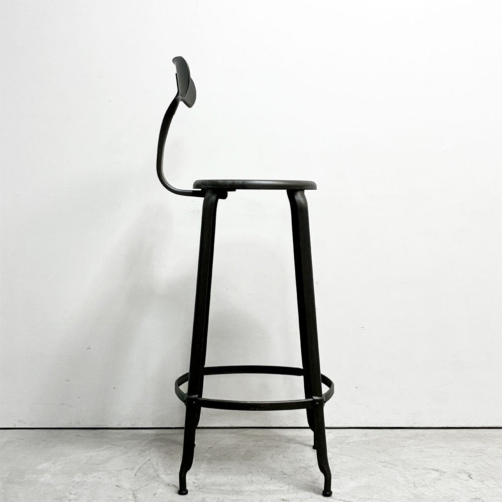 フェールトラヴァイユ FER TRAVAIL ニコルチェア NICOLLE Chair SH80 カウンターチェア スチール マットクリア仕上げ 別注モデル インダストリアル A ●