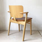 アルテック artek ドムスチェア Domus Chair ダイニングチェア アームチェア オーク材 革張り ルクソールベージュ SCOPE別注 イルマリ・タピオヴァーラ 北欧 定価￥206,800- 廃盤 ★