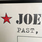 ジョー・ストラマー Joe Strummer 「「ジョー・ストラマー★過去、現在そして未来」展  海外オリジナルポスター エディションナンバー入り 2004年 額装品 希少 ♪