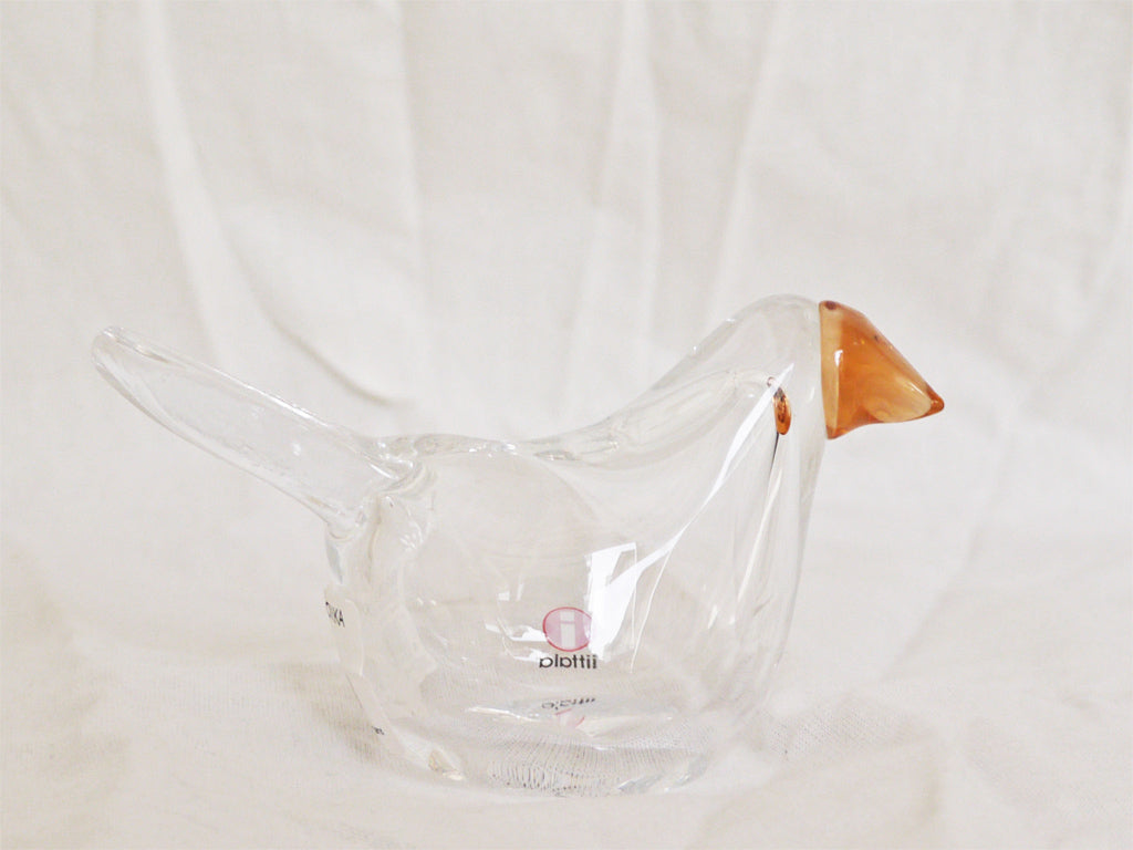 イッタラ iittala Birds by Toikka シエッポ Sieppo クリアｘセビリアオレンジ 776/1000 SCOPE 2015 オイバ・トイッカ イッタラバード ◇