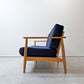 シーヴ SIEVE ラル lull 3シーター ソファ ネイビー系 カバーリング 幅196cm 北欧スタイル 廃番 定価￥110,000- ●
