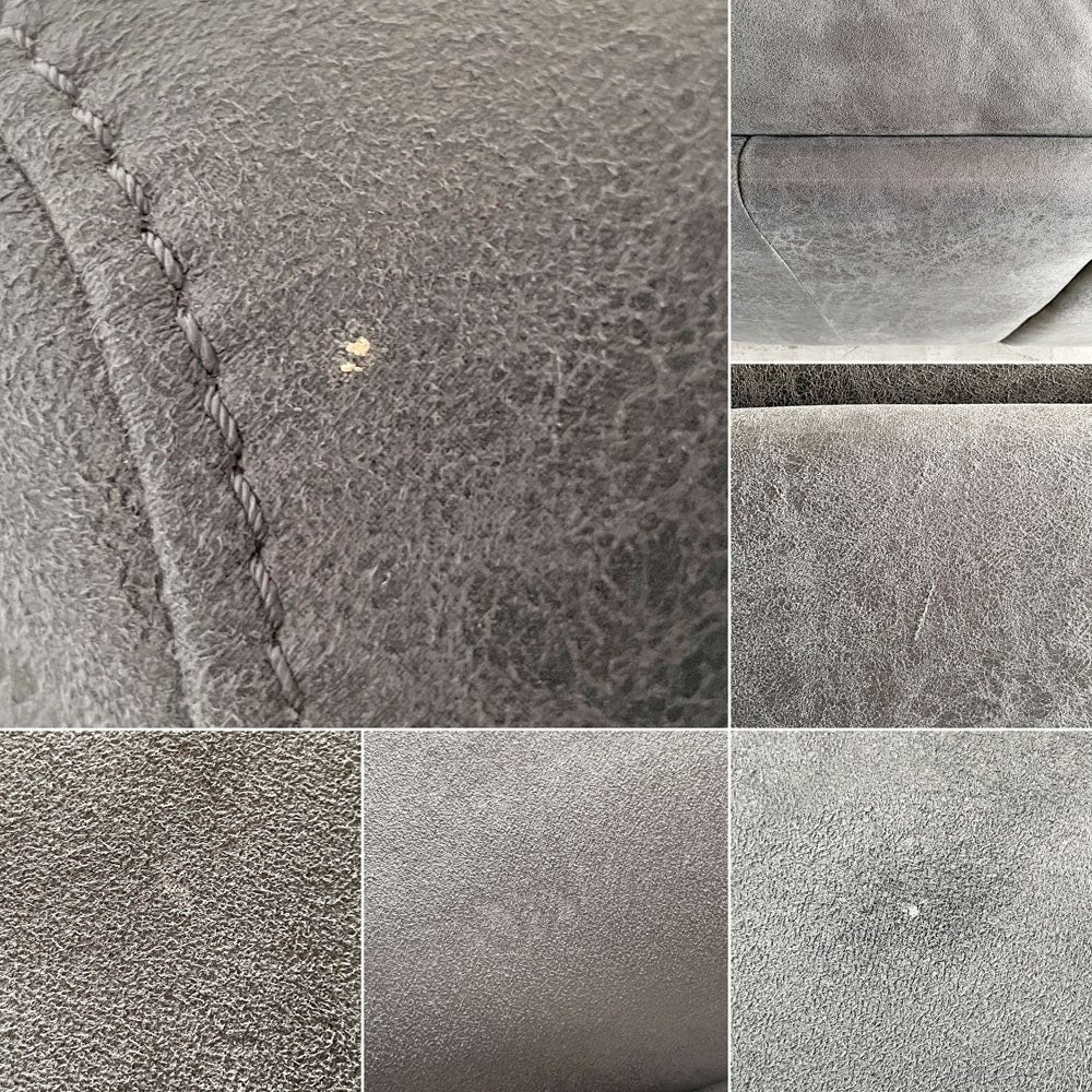 リラックスフォーム RELAX FORM ベレーザ BELLEZZA スモールカウチソファ 右カウチ W240cm レザーテックス チャコールブラック 関家具 カタログ定価￥240,625- 〓