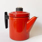 フィネル FINEL ペフトーリ Pehtoori エナメルコーヒーポット Sサイズ 0.7L レッド アンティ・ヌルメスニエミ フィンランド 北欧ビンテージ ★