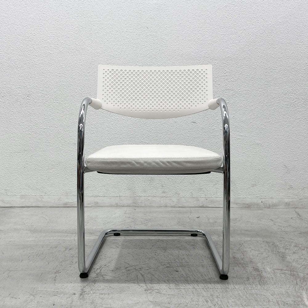 ヴィトラ vitra ビザビ2 Visavis2 アームチェア デスクチェア カンティレバー スタッキング不可仕様 アントニオ・チッテリオ A 〓
