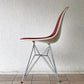 ハーマンミラー Herman Miller サイドシェルチェア 3rd パーチメント PVCレザー ボルドー エッフェルベース リプロダクト脚 イームズ ビンテージ ミッドセンチュリー ◇
