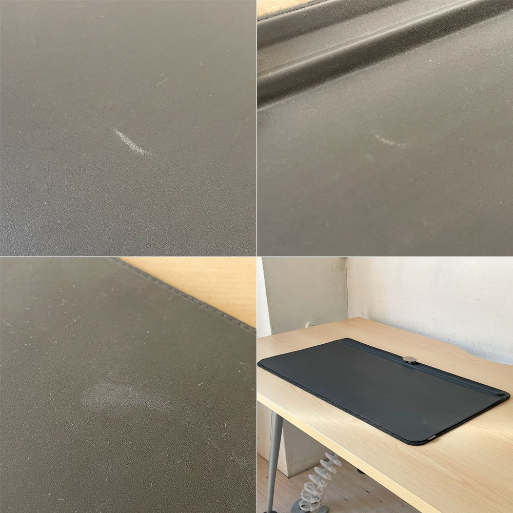 オービットキー Orbitkey マグネットケーブルホルダー＆2層デスクマット Mサイズ Desk Mat ヴィーガンPUレザー ★