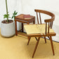 桜製作所 グラスシートチェア GRASS SEATED CHAIR  アームチェア ウォールナット無垢材 い草 ジョージ・ナカシマ George Nakashima 焼印有 ●