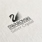 スワロフスキー SWAROVSKIソラリス Solaris テーブルクロック クリスタル 置き時計 箱付き 廃番 ■