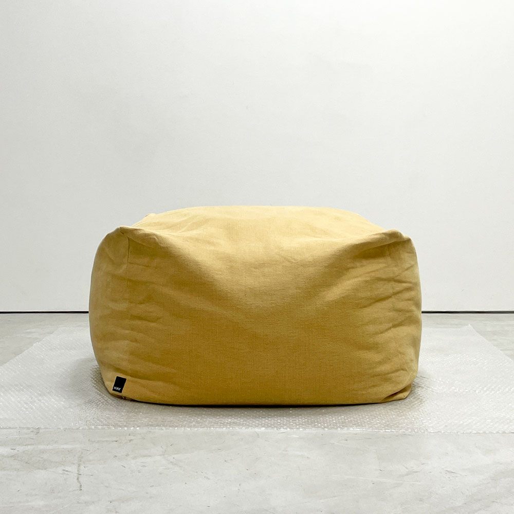 ヘイ HAY Pouf Planar フロア クッション ライトイエロー 発泡ポリプロピレン 参考定価：￥30,800- ●