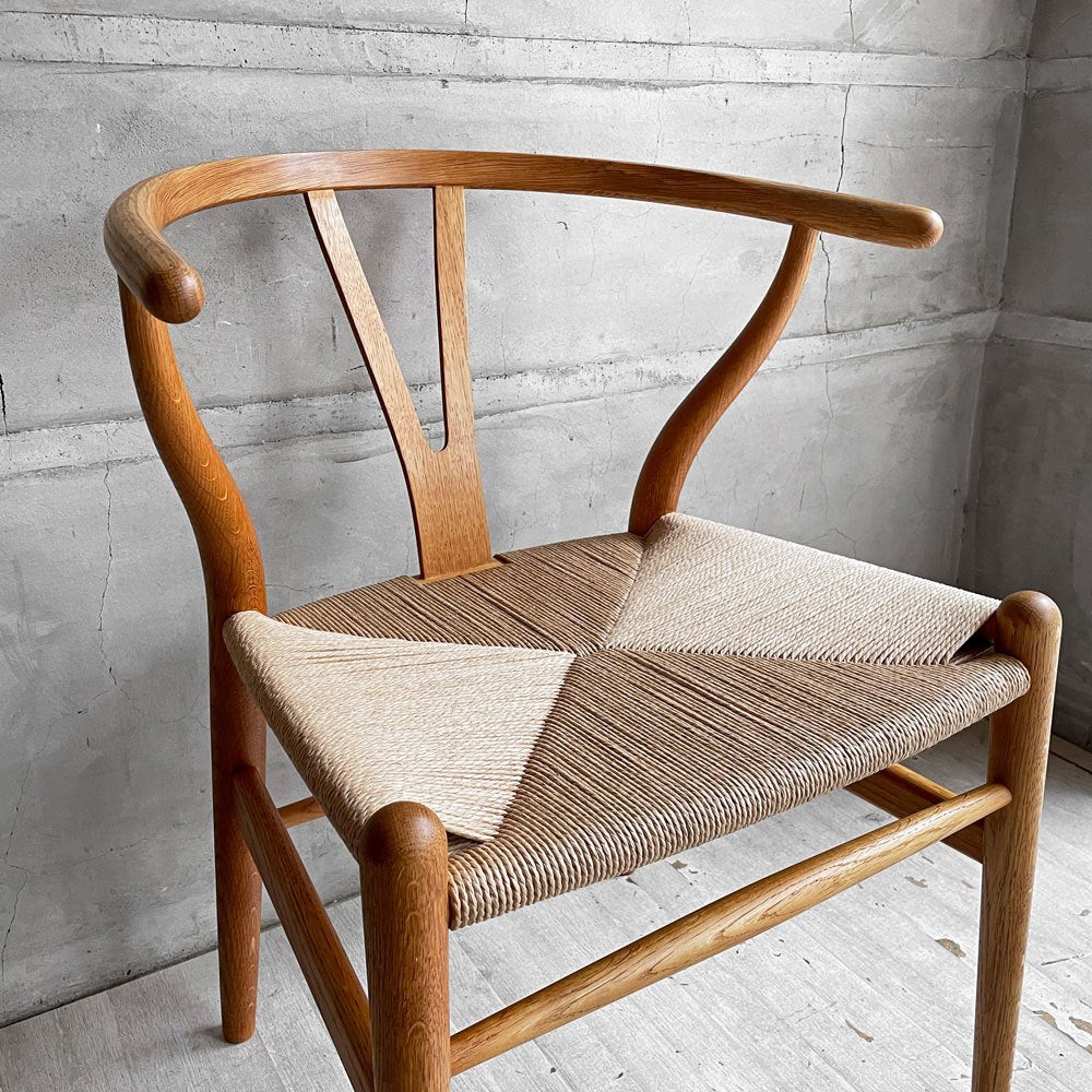 カールハンセン＆サン Carl Hansen & Son CH24 Yチェア オイルフィニッシュ オーク材 ハンス・J・ウェグナー デンマーク ペーパーコード張替済 日本仕様サイズ ♪
