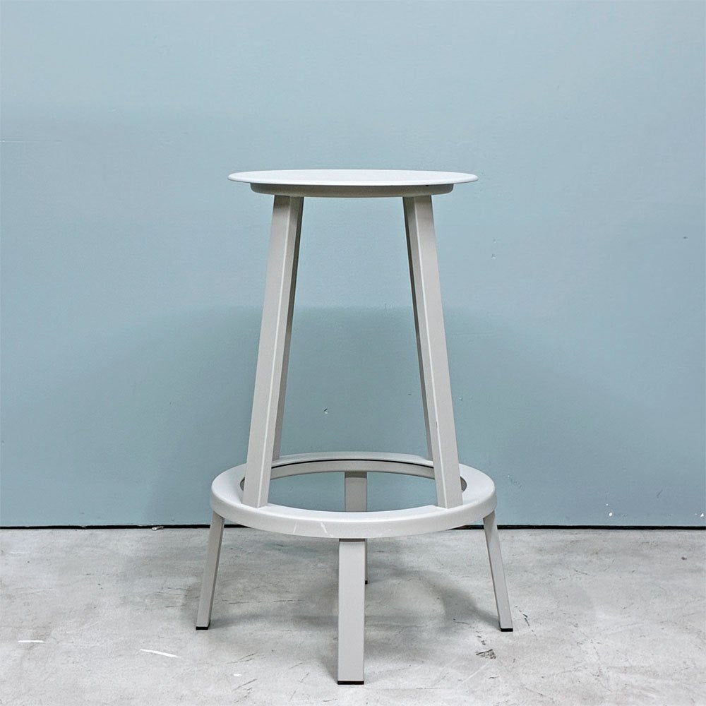 ヘイ HAY リボルバー バースツール ロー REVOLVER BAR STOOL LOW H65cm スカイグレー 回転式座面 レオン・ランズメイヤー デンマーク B ◎