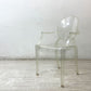 カルテル Kartell ルイゴースト Louis Ghost クリスタル アームチェア ダイニングチェア フィリップ・スタルク Philippe Starck イタリアモダン ●