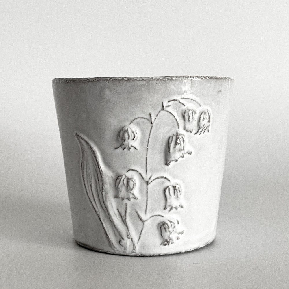 アスティエ・ド・ヴィラット Astier de Villatte フルール Fleurs カップ タンブラー 蝶 スズラン 陶器 フランス B ■