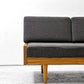 グラフ graf × 相合家具 SOGO adシリーズ デイベッドソファ L DAY BED SOFA ホワイトアッシュ材 ヘリンボーンファブリック グレー 北欧スタイル 定価 308,000円●