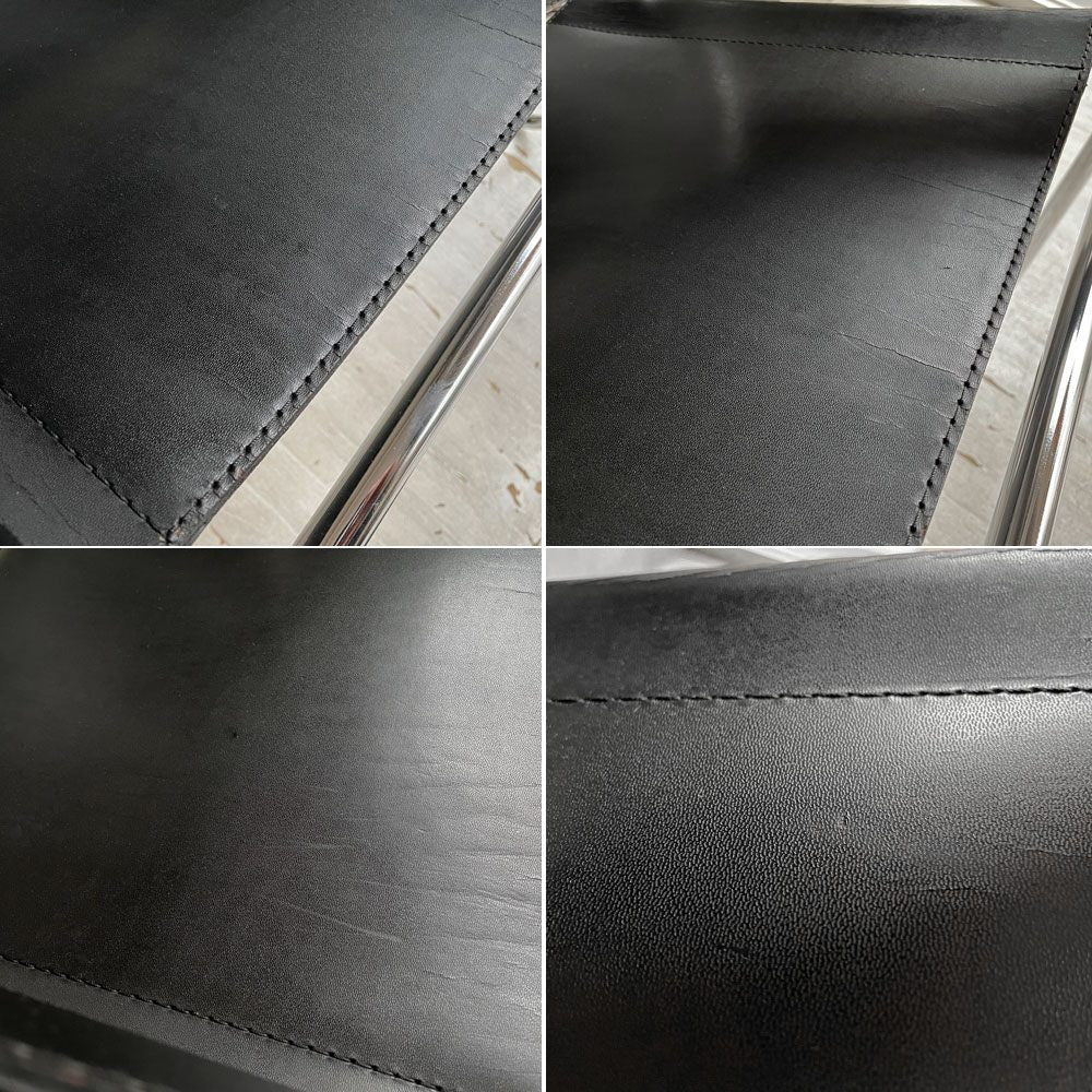 ガビーナ GAVINA ワシリーチェア Wassily Chair クラブチェアB3 ラウンジチェア 1960s ビンテージ マルセル・ブロイヤー Marcel Breuer レザー×スチールパイプ モダン バウハウス 希少 ♪