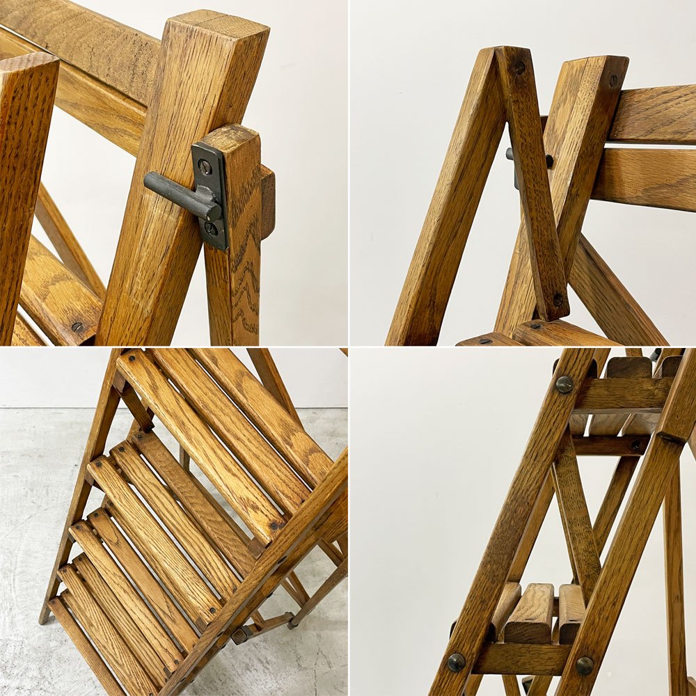 クラッシュゲート CRASH GATE ノットアンティークス Knot antiques ペーターラダー PATER LADDER ディスプレイラック 梯子 ホワイトオーク ビンテージスタイル ●