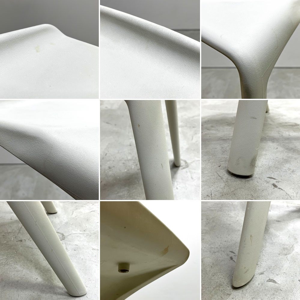 プランク PLANK ミウラスツール MIURA stool ハイスツール スタッキング ホワイト コンスタンチン･グルチッチ イタリア ●