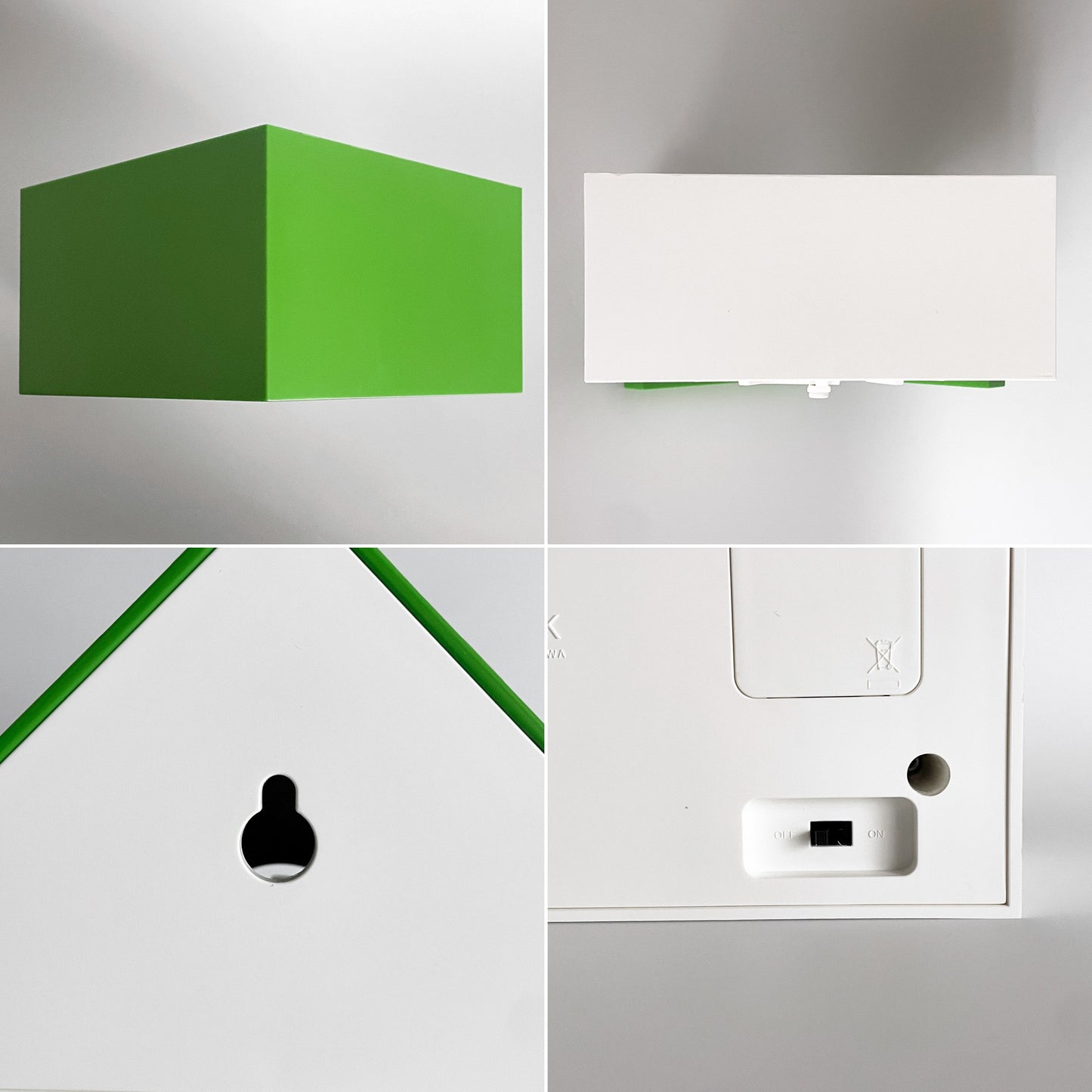 マジス MAGIS クークロック CU-CLOCK 鳩時計 グリーン 未使用品 動作確認済み 深澤 直人 イタリア モダンデザイン 参考価格¥59.400- ■
