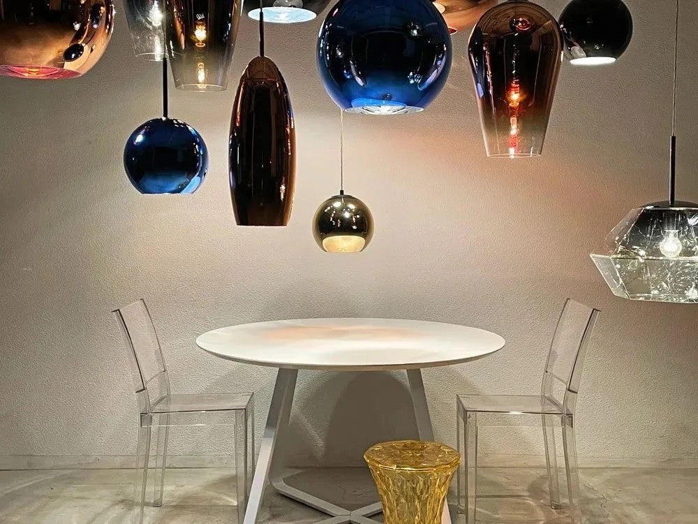 トムディクソン Tom Dixon フェイド ペンダントライト Fade Pendant ゴールド色 廃番 定価115,500円 箱付 展示美品 ●