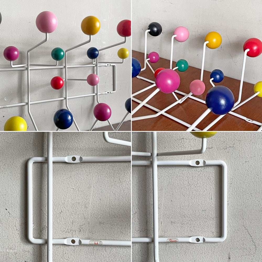 ハーマンミラー Herman Miller ハングイットオール Hang It All マルチカラー ウォールハンガー C&R イームズ ミッドセンチュリー 製造年証明書付 2002年製 箱付 ■