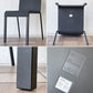 ヴィトラ vitra. ゼロスリー .03 ダイニングチェア スタッキングチェア マールテン・ヴァン・セーヴェレン Maarten Van Severen ブラック A ◇