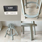 ヘイ HAY リボルバー バースツール ロー REVOLVER BAR STOOL LOW H65cm スカイグレー 回転式座面 レオン・ランズメイヤー デンマーク 定価￥49,500- ★