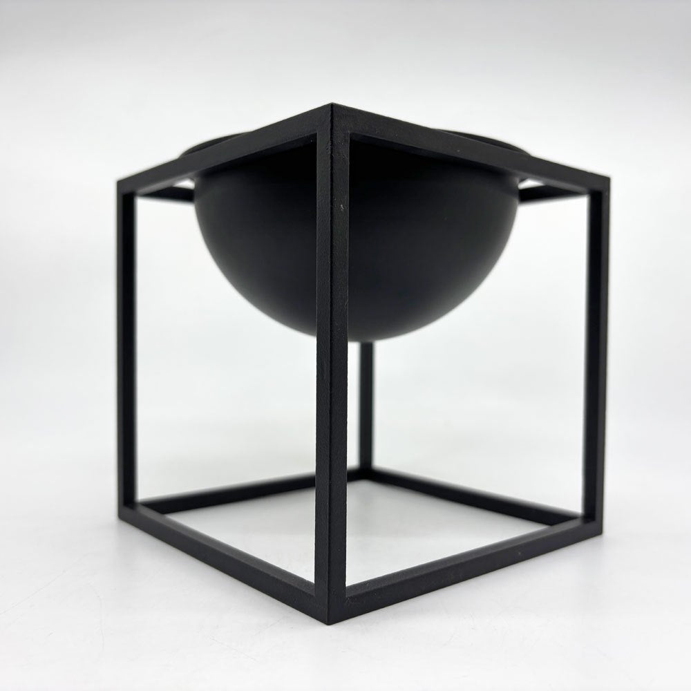 オドーコペンハーゲン Audo Copenhagen クブス Kubus ボウル スモール 14×14cm ブラック フラワーポット 小物入れ ●