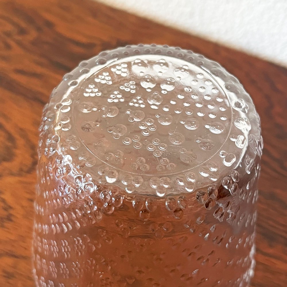 ヌータヤルヴィ Nuutajarvi ツンドラ Tundra グラス タンブラーM オイバ・トイッカ Oiva Toikka 1970s ビンテージ フィンランド 北欧食器 A ◇