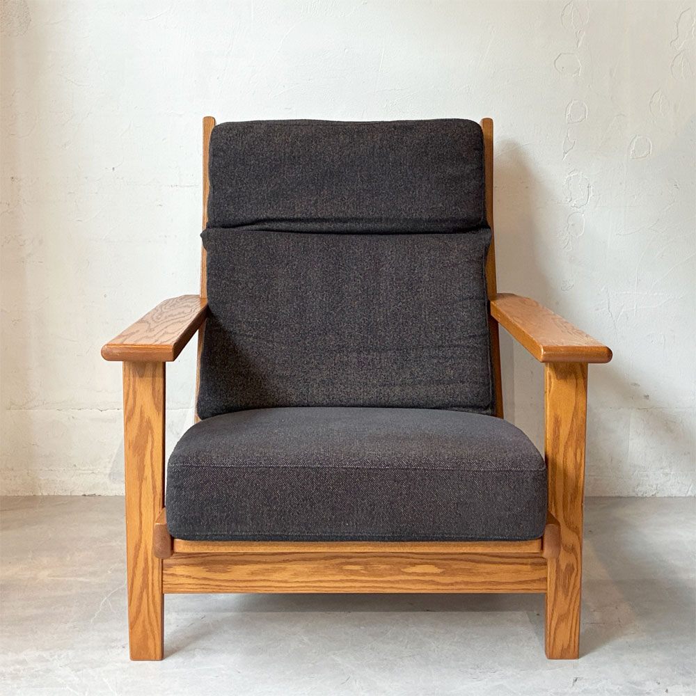 ナガノインテリア NAGANO INTERIOR リアル REAL ツムギ 1シーターソファ tsumugi sofa イージーチェア 参考14万円程 廃盤 ★