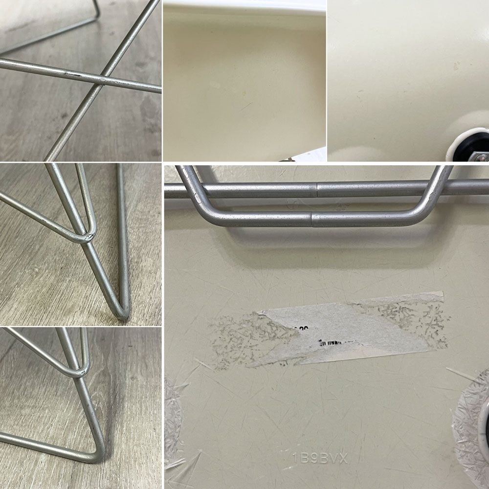 ハーマンミラー Herman Miller アームシェルチェア 現行FRP製 アプホルスター ファブリック ブラック キャッツクレイドル ラウンジベース ミッドセンチュリー C&R イームズ ●