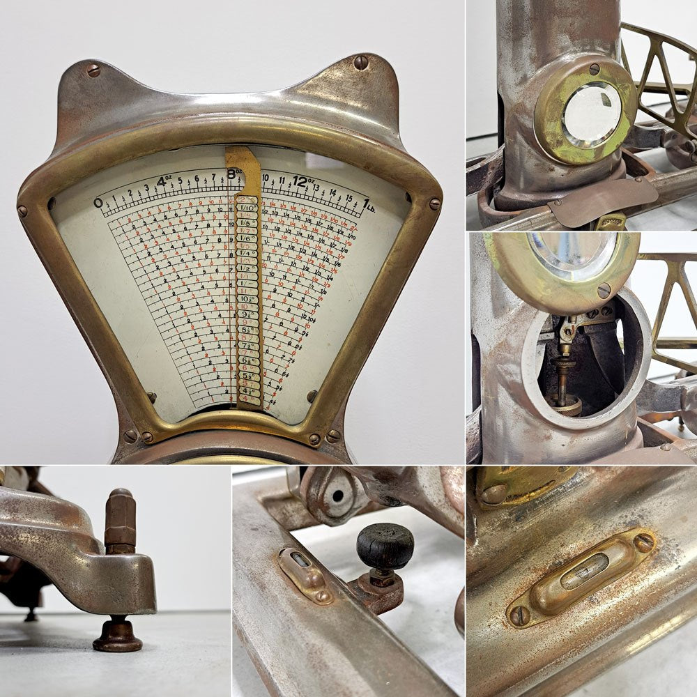 ビンテージ Vintage スケール はかり 秤量器 計量器 店舗什器 現状品 ●