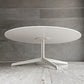 フリッツハンセン Fritz Hansen スペーステーブル SPACE TABLE コーヒーテーブル ローテーブル Φ100cm ラウンド ガラス天板 スチールレッグ イエス＋ラウブ 廃番 ♪