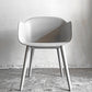 ムート Muuto ファイバー アームチェア ウッドベース FIBER ARM CHAIR WOOD BASE ファイバーシェル グレー オーク材 北欧モダン 定価￥84,700- ■