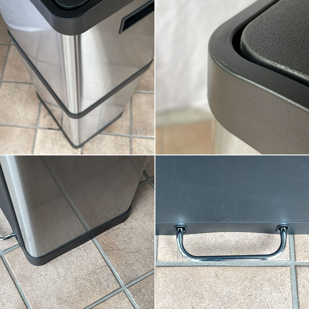 ダルトン DULTON ダストボックス ゴミ箱 2段分別 18L & 20L ステンレス スタイリッシュ モダン ◇